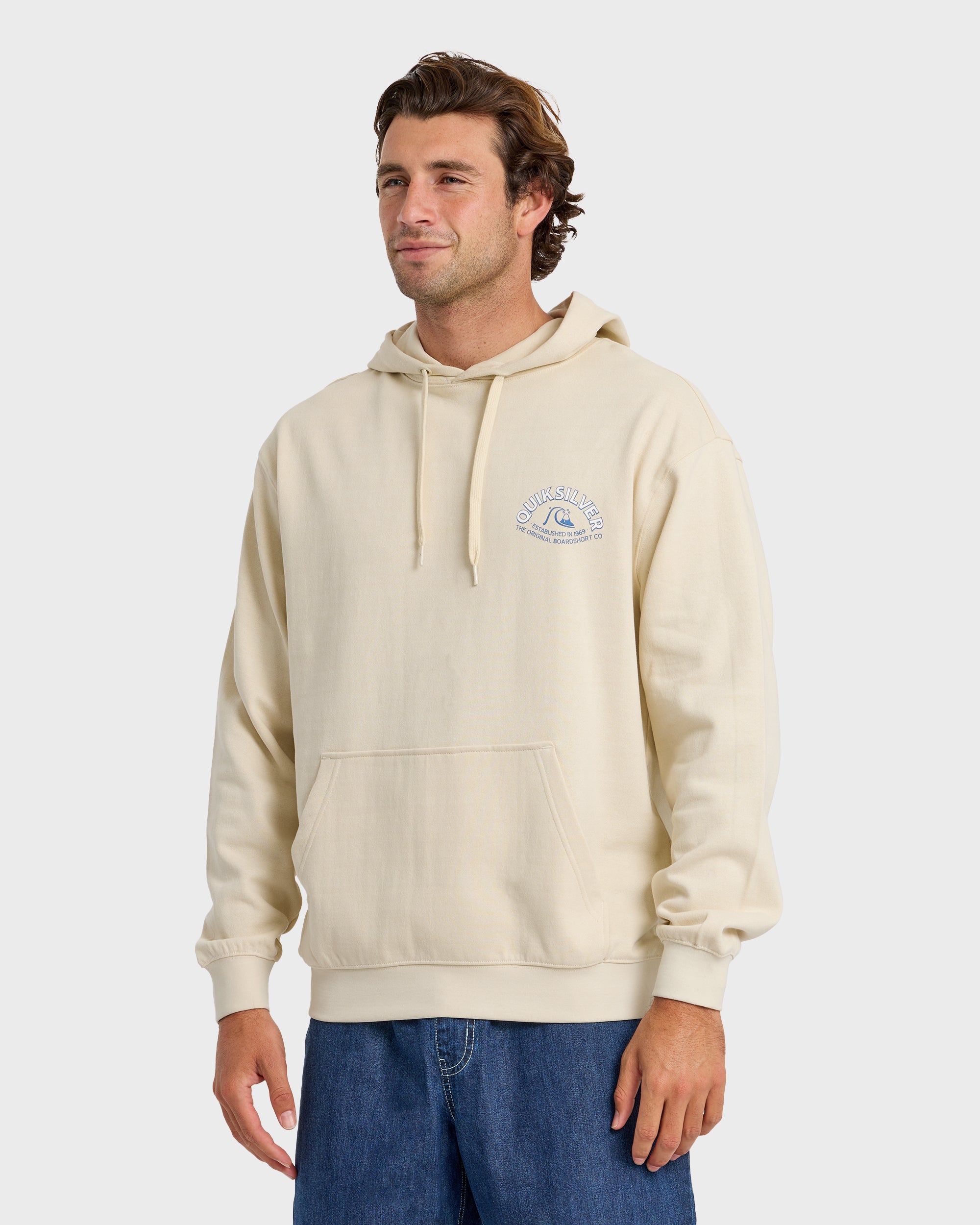 Graphic Pullover Hoodie - Bone White - Image 4