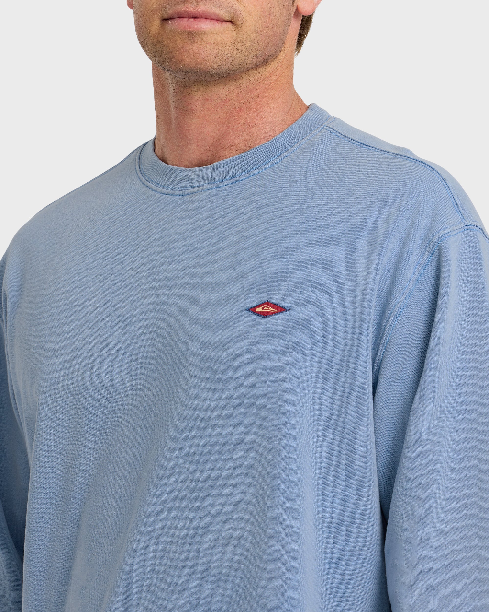 Saltwater Mineral Wash Crewneck Sweatshirt - Riviera - Image 5