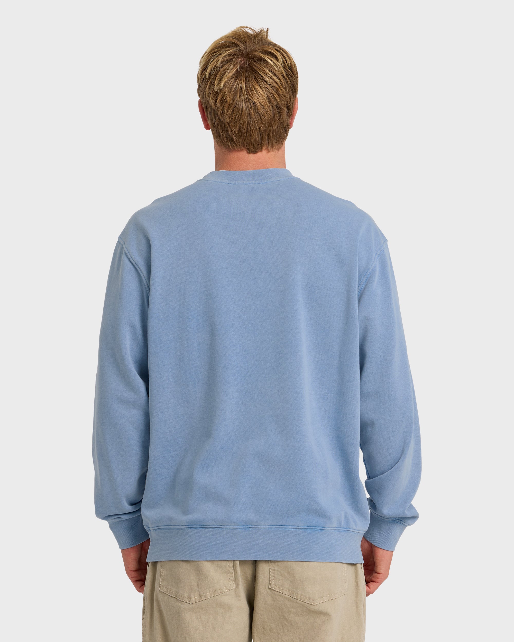 Saltwater Mineral Wash Crewneck Sweatshirt - Riviera - Image 2