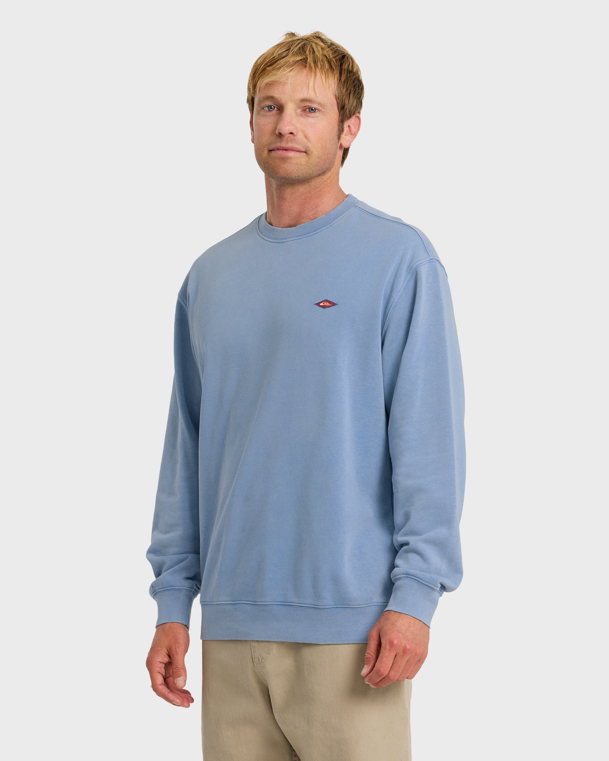 Saltwater Mineral Wash Crewneck Sweatshirt - Riviera - Image 4