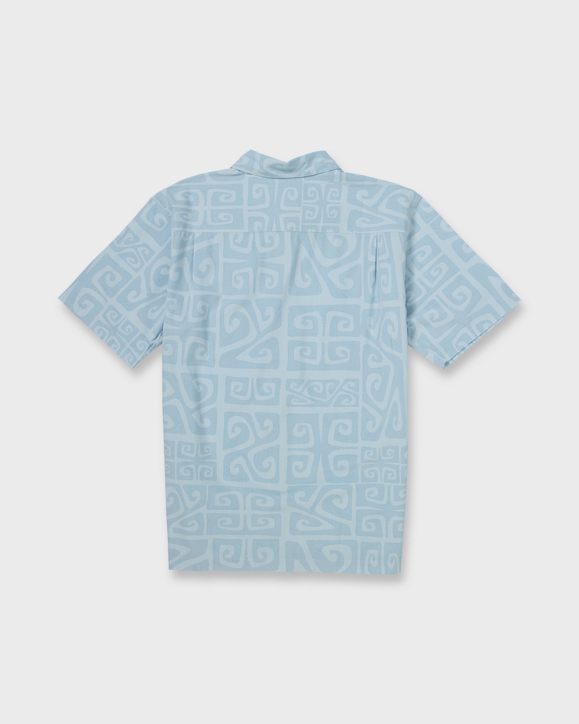 Waterman Tiki Beach Short Sleeve Shirt - Skyway - Image 7