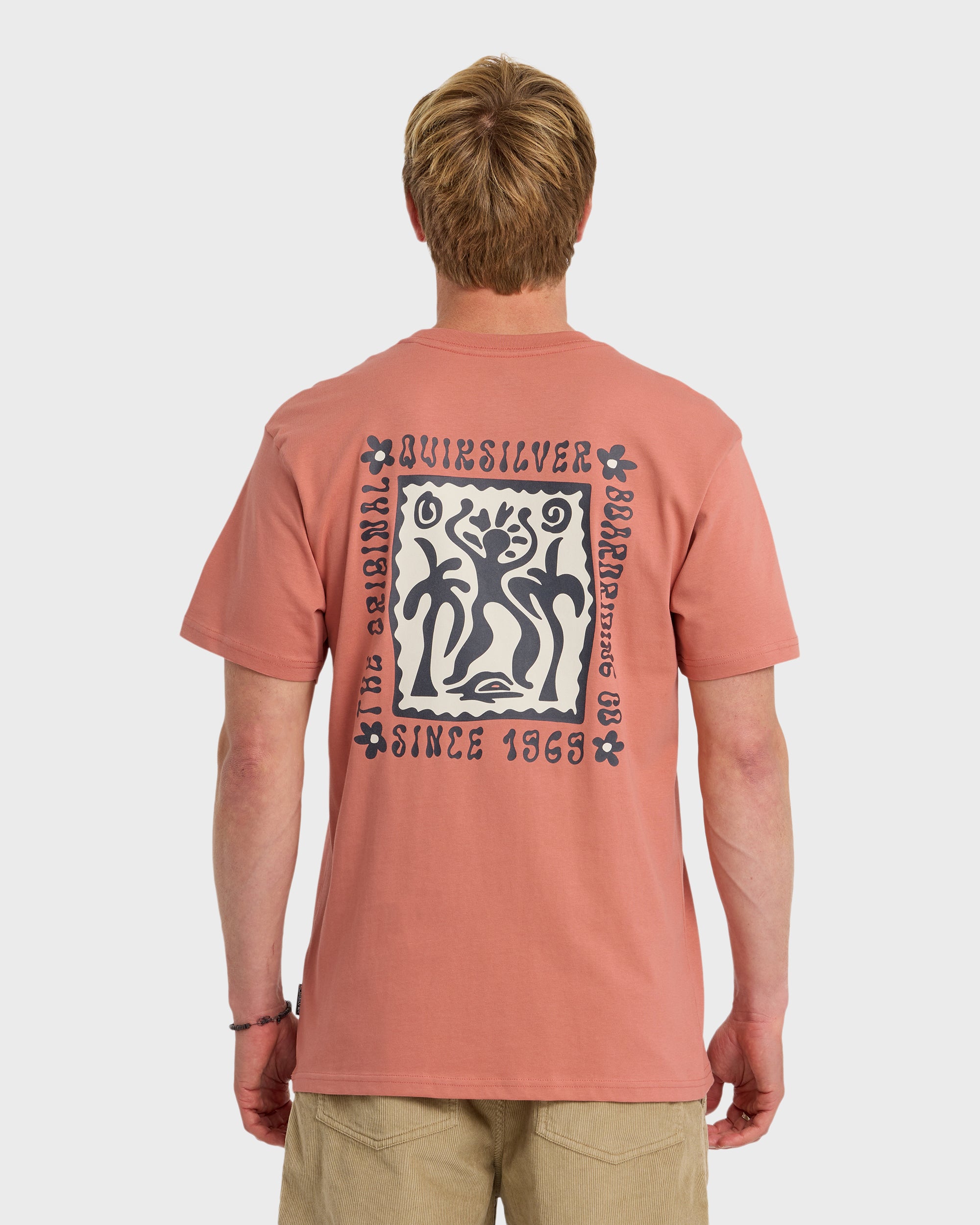 Serenity Splash Short Sleeve T-Shirt - Desert Sand - Image 2