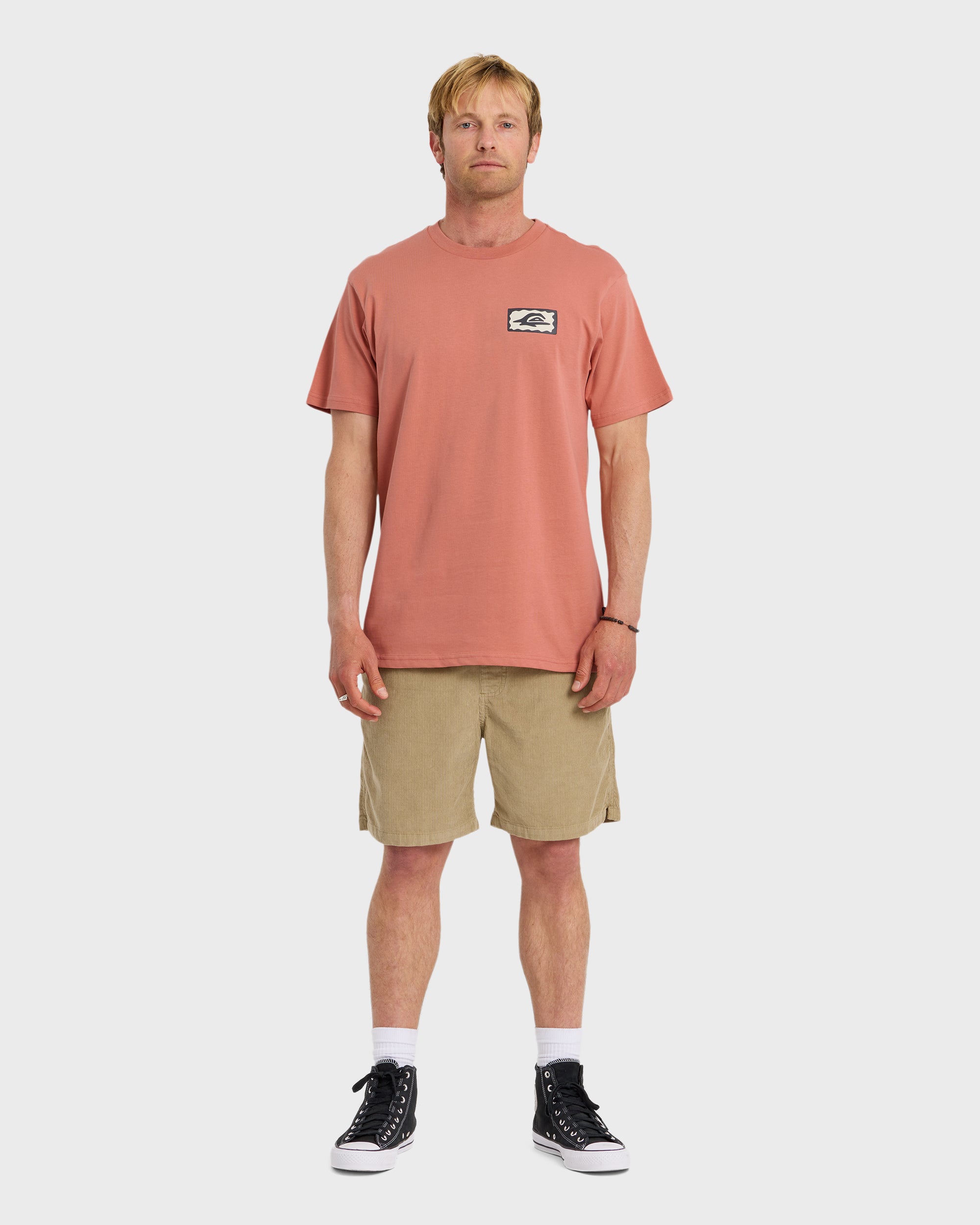 Serenity Splash Short Sleeve T-Shirt - Desert Sand - Image 3