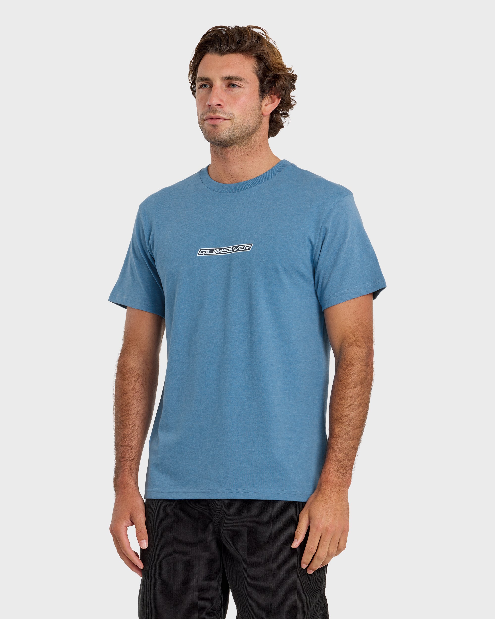Omni Yin Short Sleeve T-Shirt - Riviera Heather - Image 4