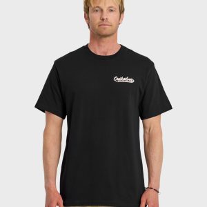 Thick To Thin Graphic Short Sleeve T-Shirt - Black