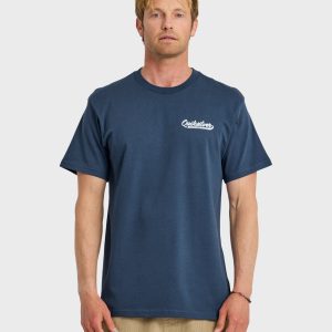 Thick To Thin Graphic Short Sleeve T-Shirt - Dark Denim
