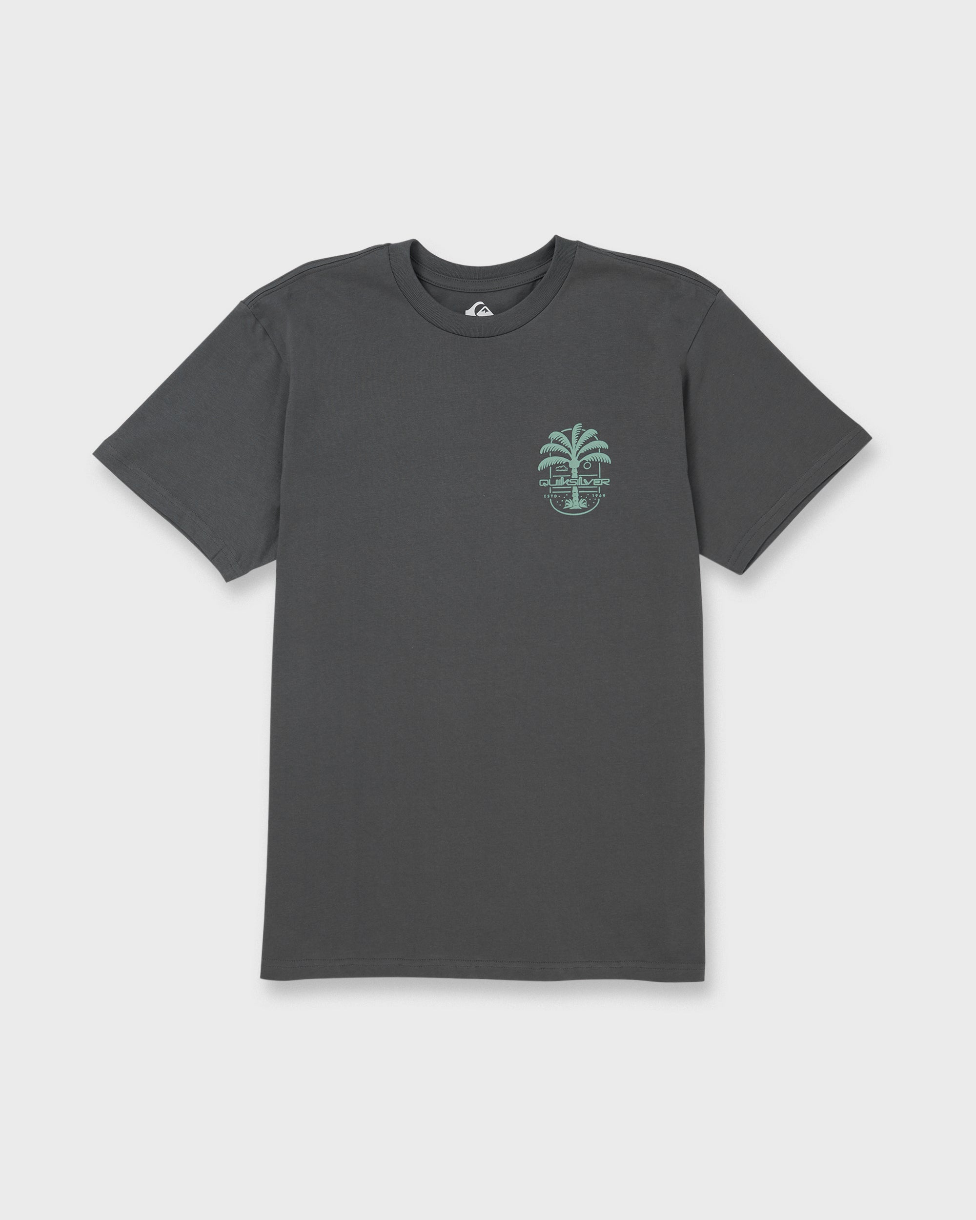 Uno Palm Short Sleeve T-Shirt - Iron Gate - Image 6