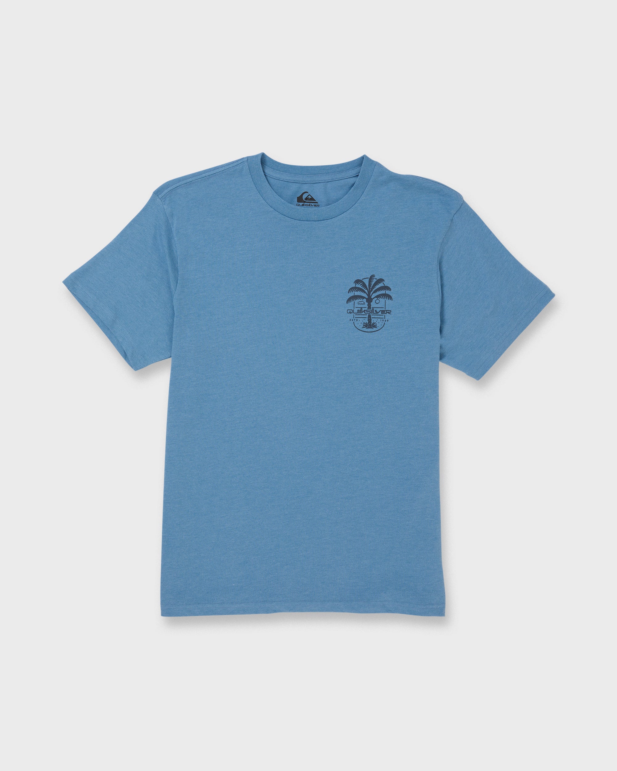 Uno Palm Short Sleeve T-Shirt - Riviera Heather - Image 6