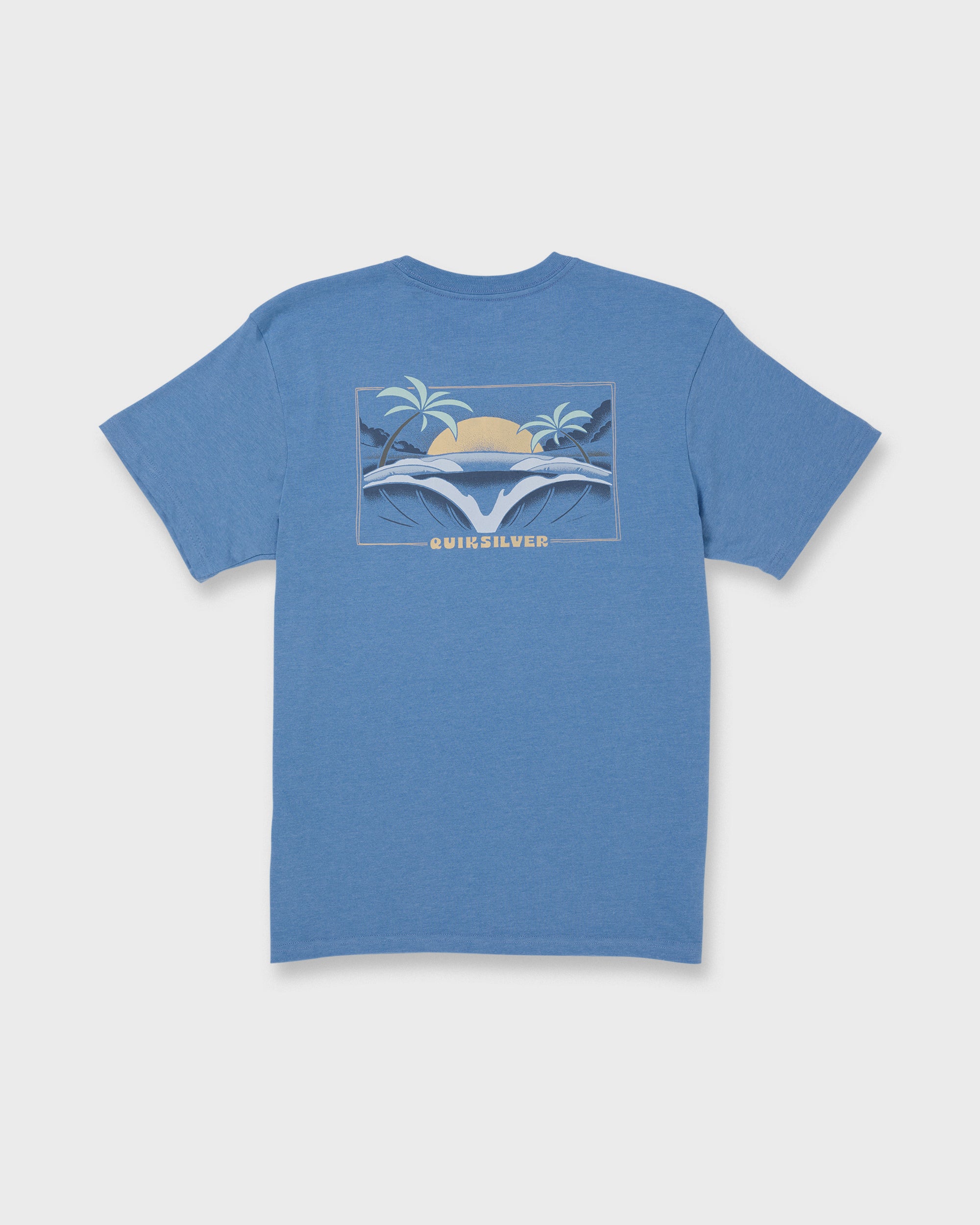 Wave Primitive Classic Short Sleeve T-Shirt - Riviera Heather - Image 7