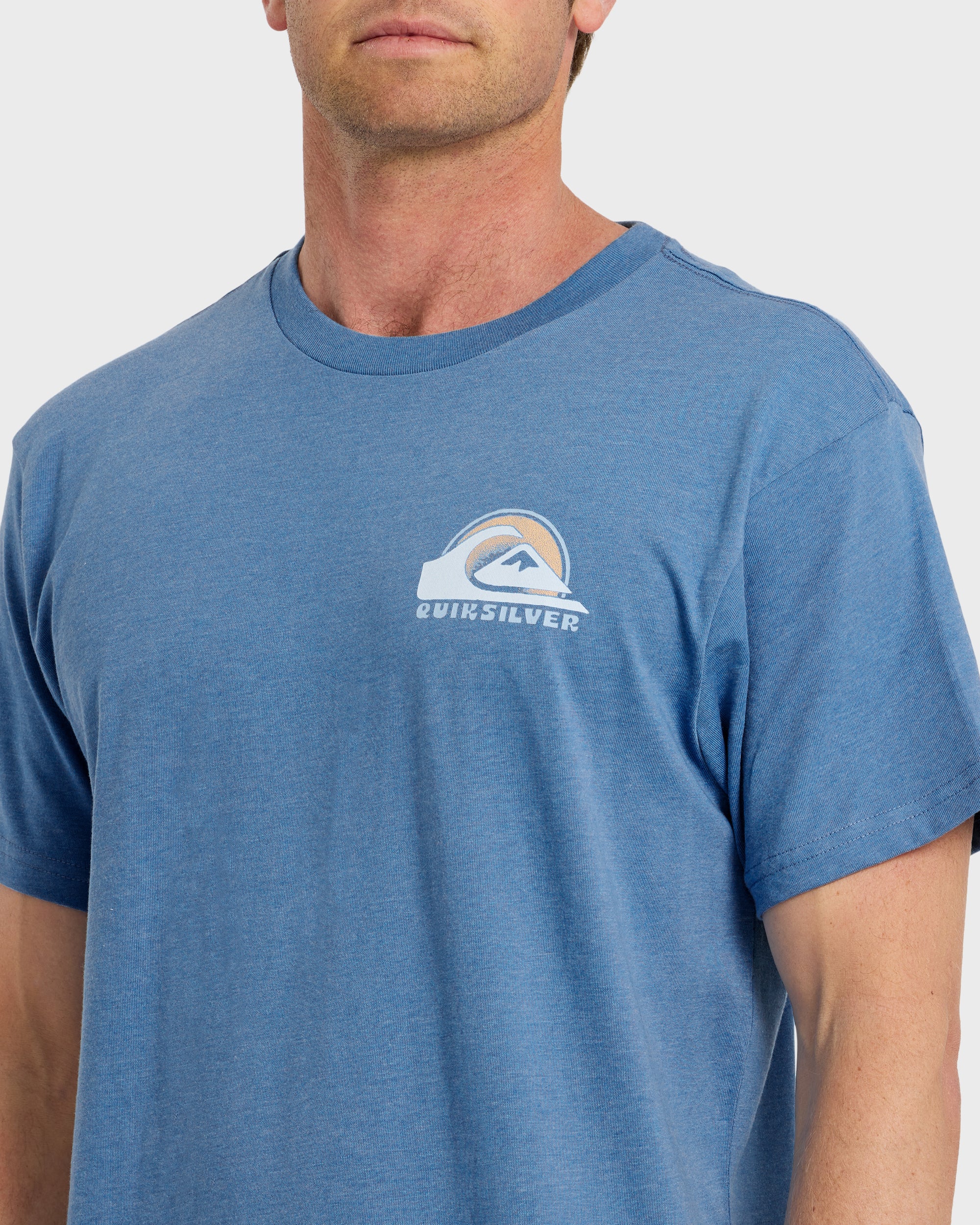 Wave Primitive Classic Short Sleeve T-Shirt - Riviera Heather - Image 5
