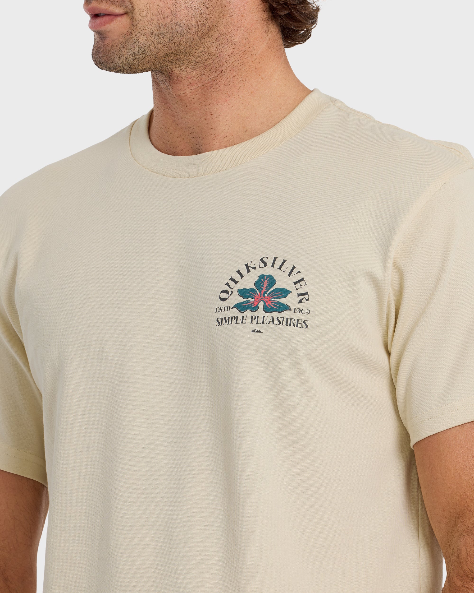 Pleasures Classic Short Sleeve T-Shirt - Bone White - Image 5