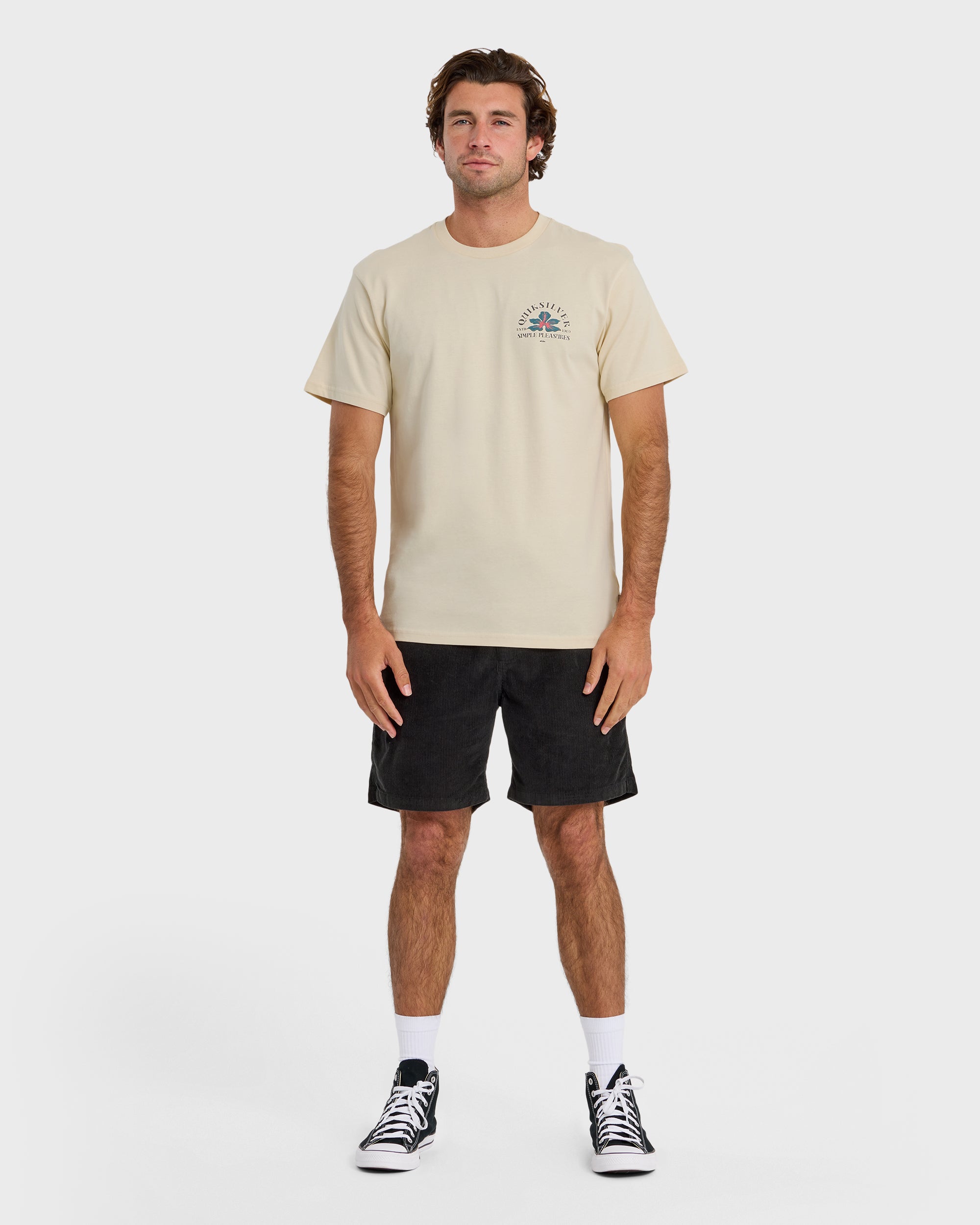 Pleasures Classic Short Sleeve T-Shirt - Bone White - Image 3
