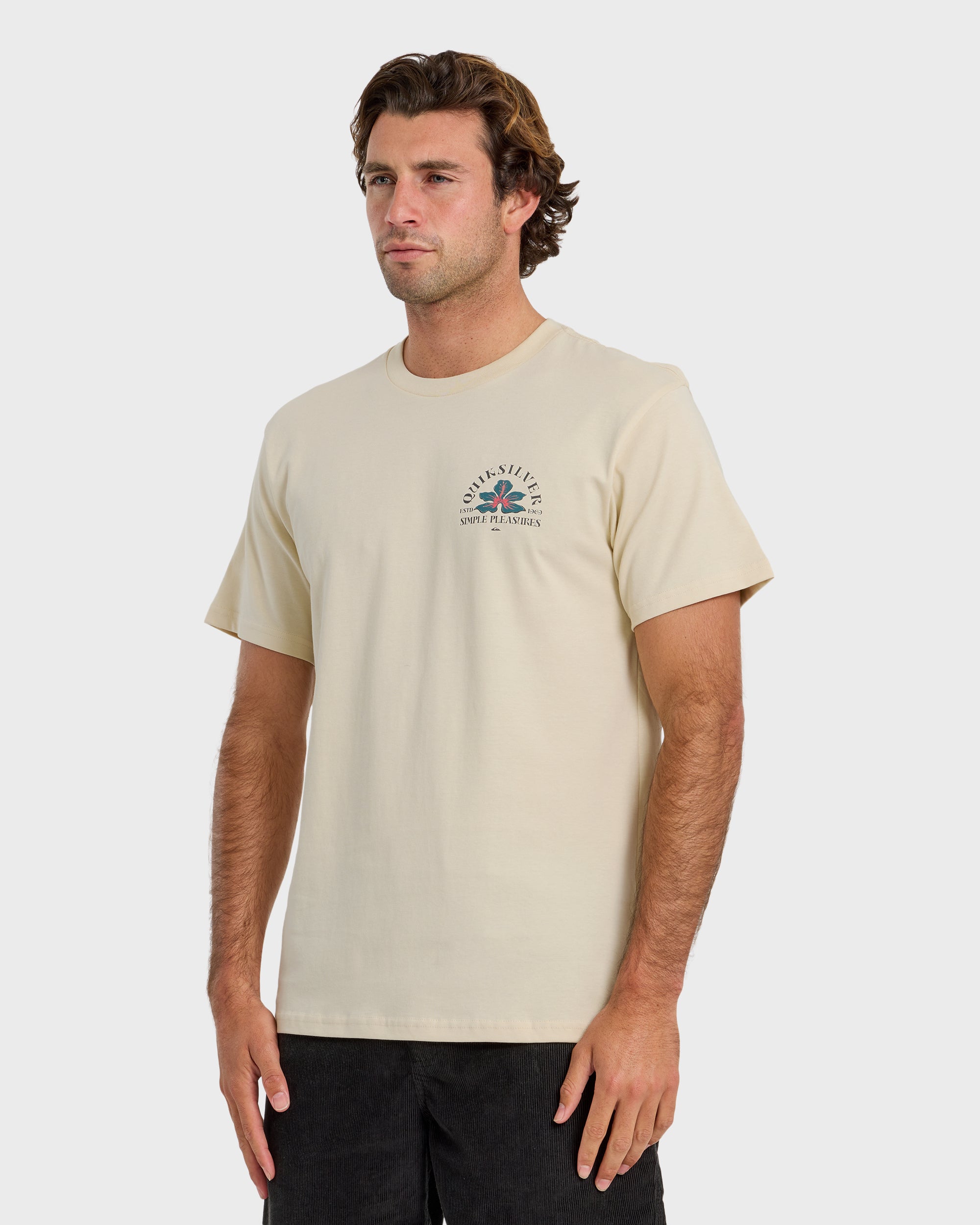 Pleasures Classic Short Sleeve T-Shirt - Bone White - Image 4