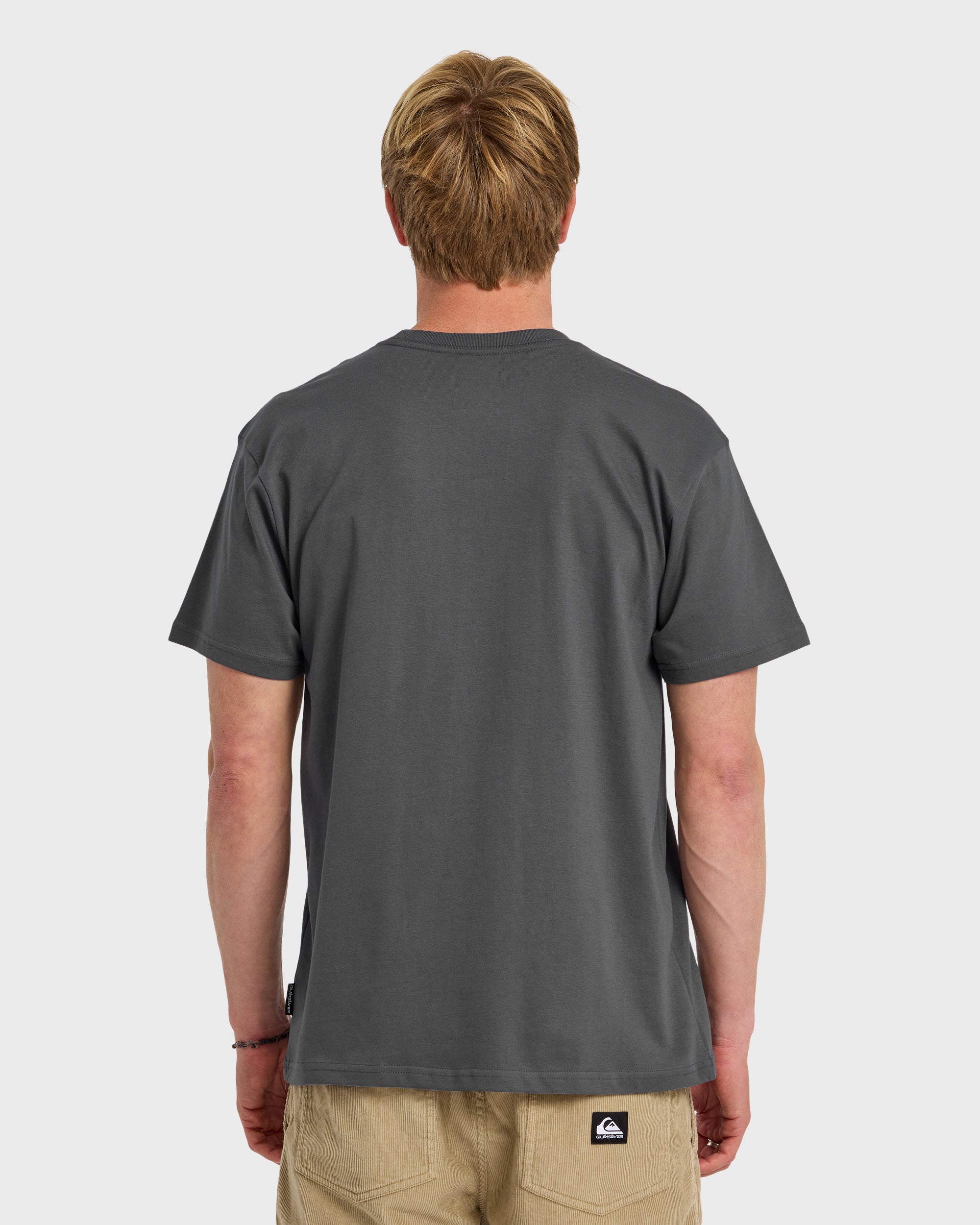 Work Ship Embroidered Short Sleeve T-Shirt - Iron Gate - Image 2