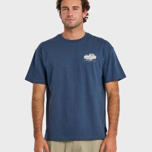 Get Out There Originals Oversized Short Sleeve T-Shirt - Dark Denim
