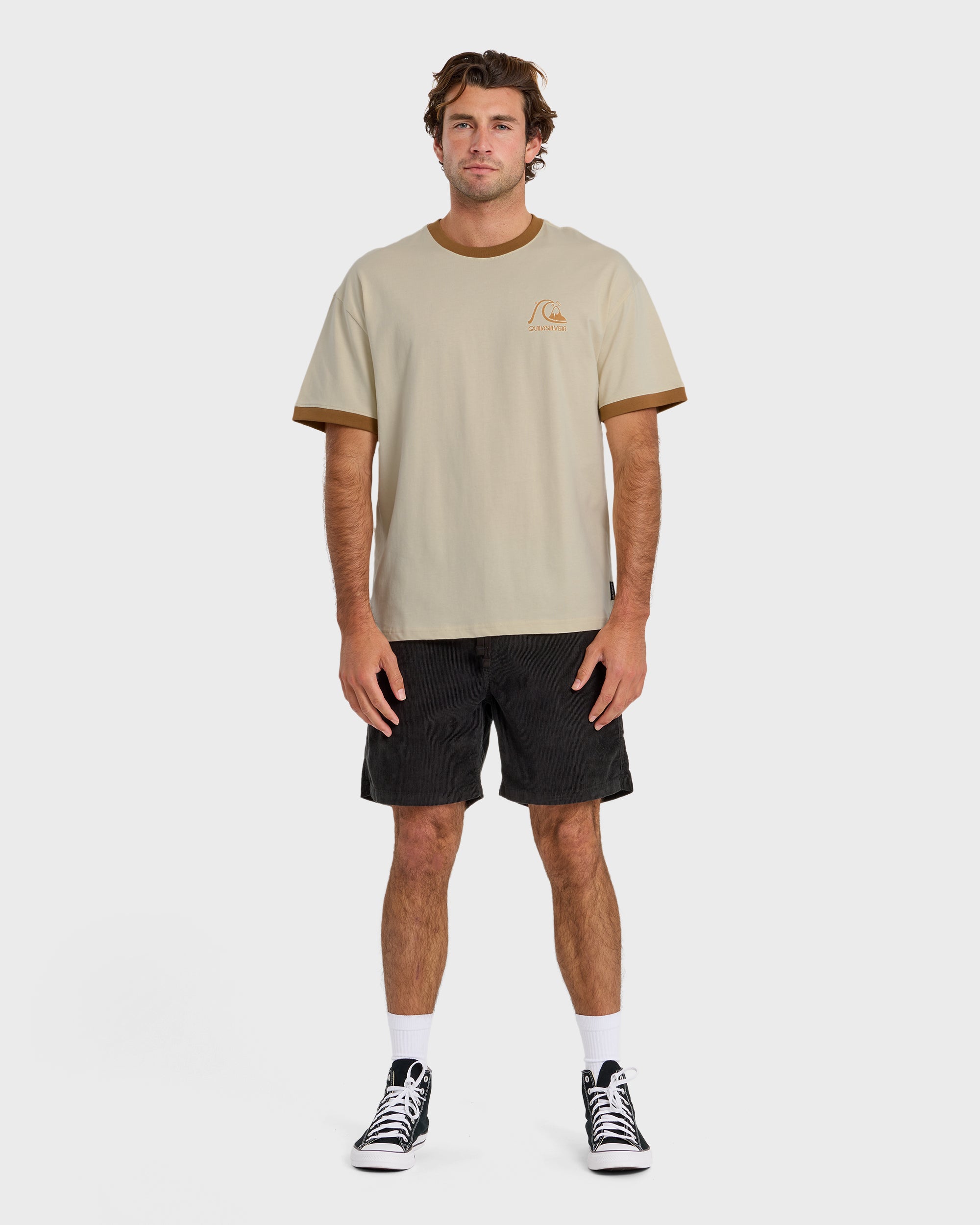 Originals Ringer Oversized Short Sleeve T-Shirt - Tobacco - Image 3