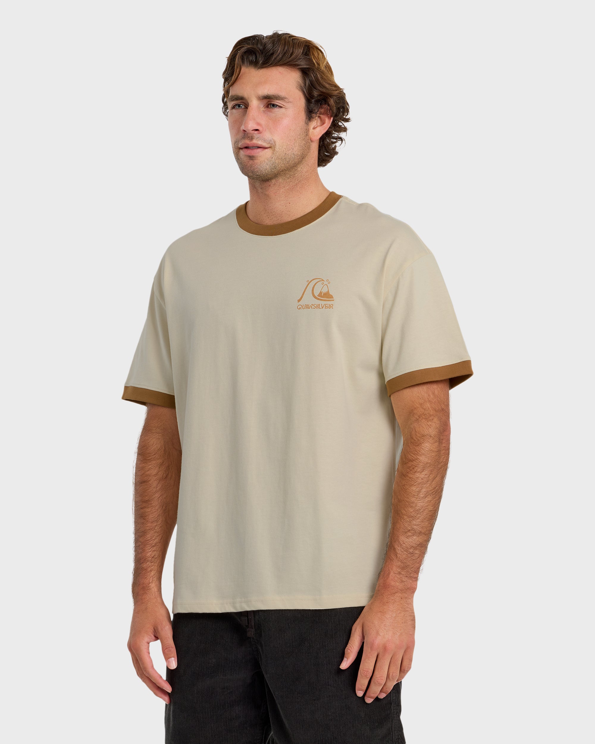 Originals Ringer Oversized Short Sleeve T-Shirt - Tobacco - Image 4