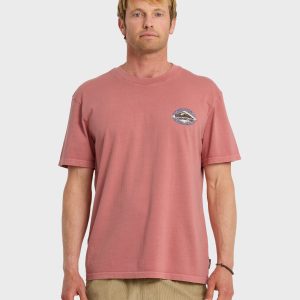 Foil Stamp Pigment-Dyed Short Sleeve T-Shirt - Desert Sand
