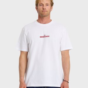 Dark Torch Pigment-Dyed Short Sleeve T-Shirt - White
