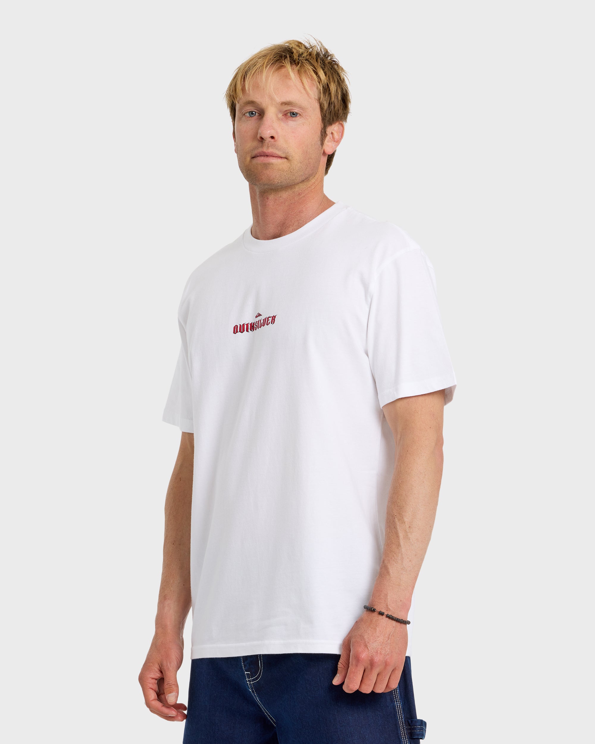 Dark Torch Pigment-Dyed Short Sleeve T-Shirt - White - Image 4