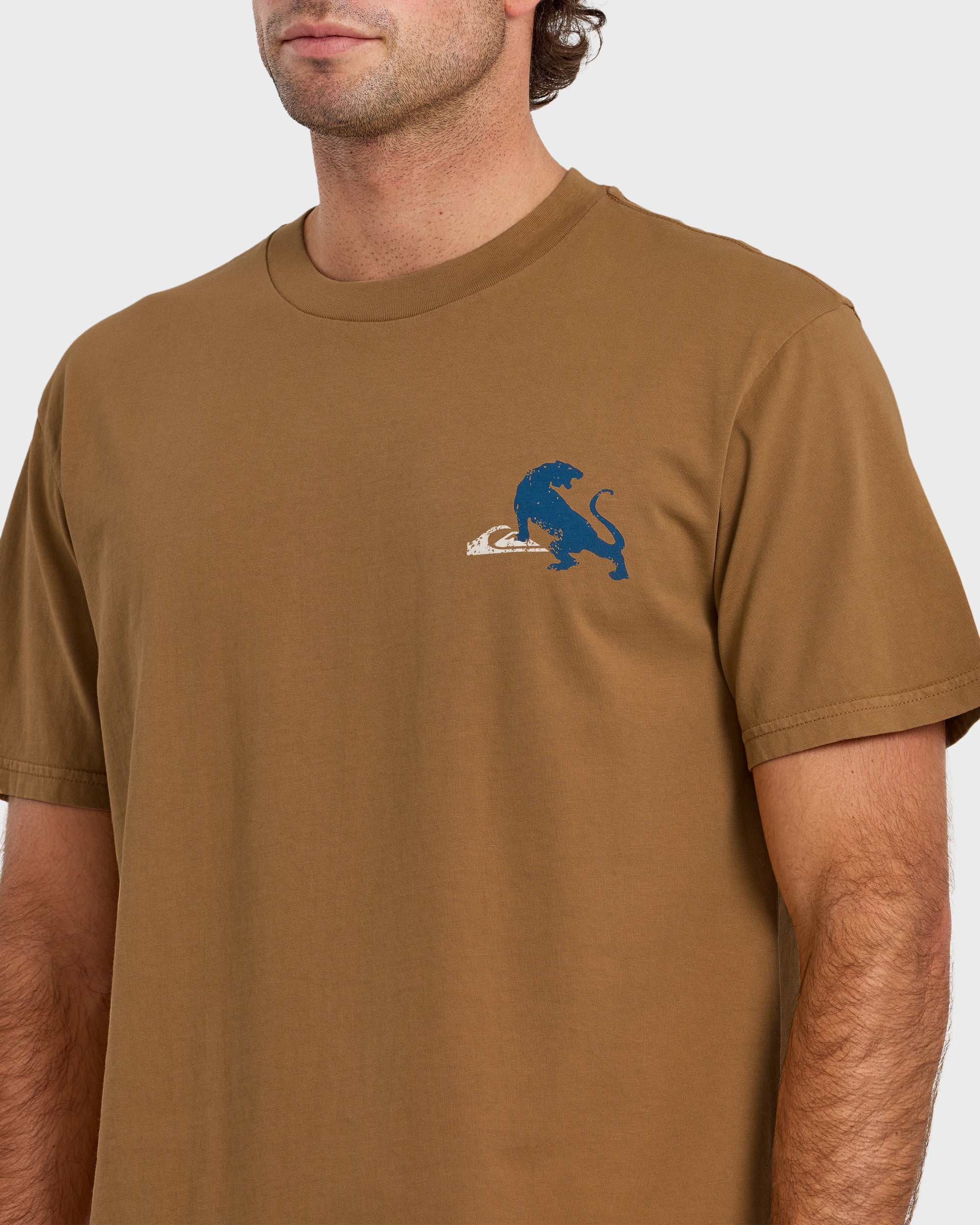 Jungle Bite Pigment-Dyed Short Sleeve T-Shirt - Tobacco - Image 5