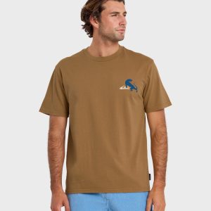 Jungle Bite Pigment-Dyed Short Sleeve T-Shirt - Tobacco