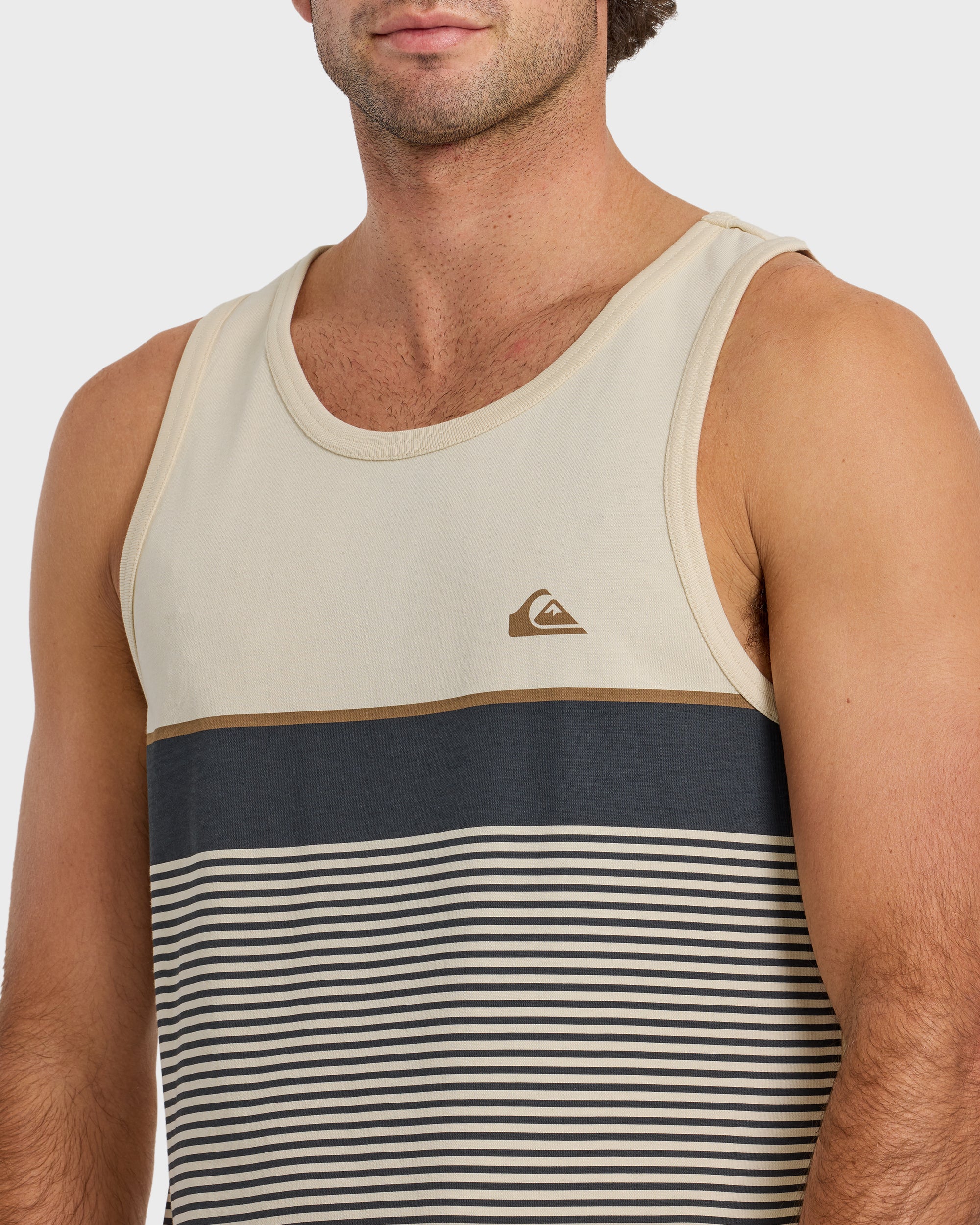 Tijuana Striped Tank - Bone White - Image 5