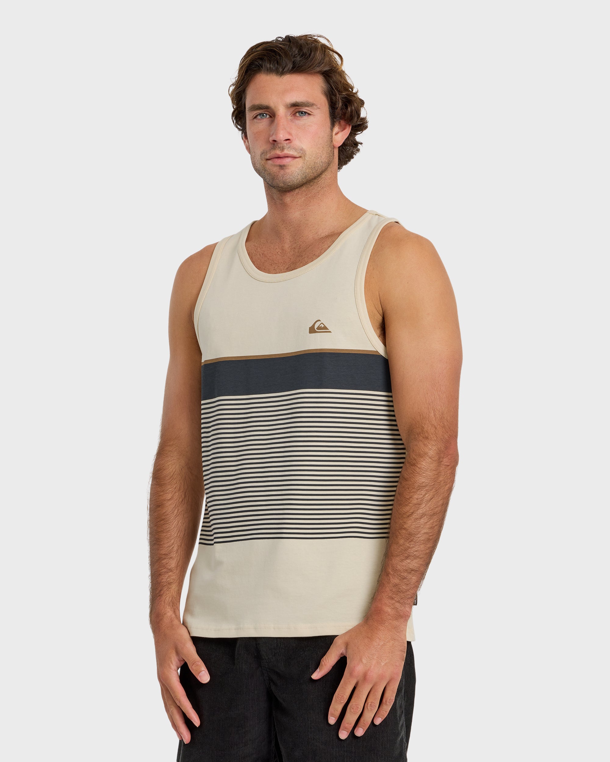 Tijuana Striped Tank - Bone White - Image 4