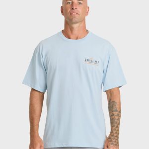 Waterman Off The Grid Sueded Short Sleeve T-Shirt - Skyway
