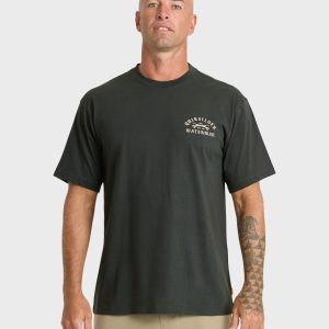 Waterman Speared Sueded Short Sleeve T-Shirt - Phantom