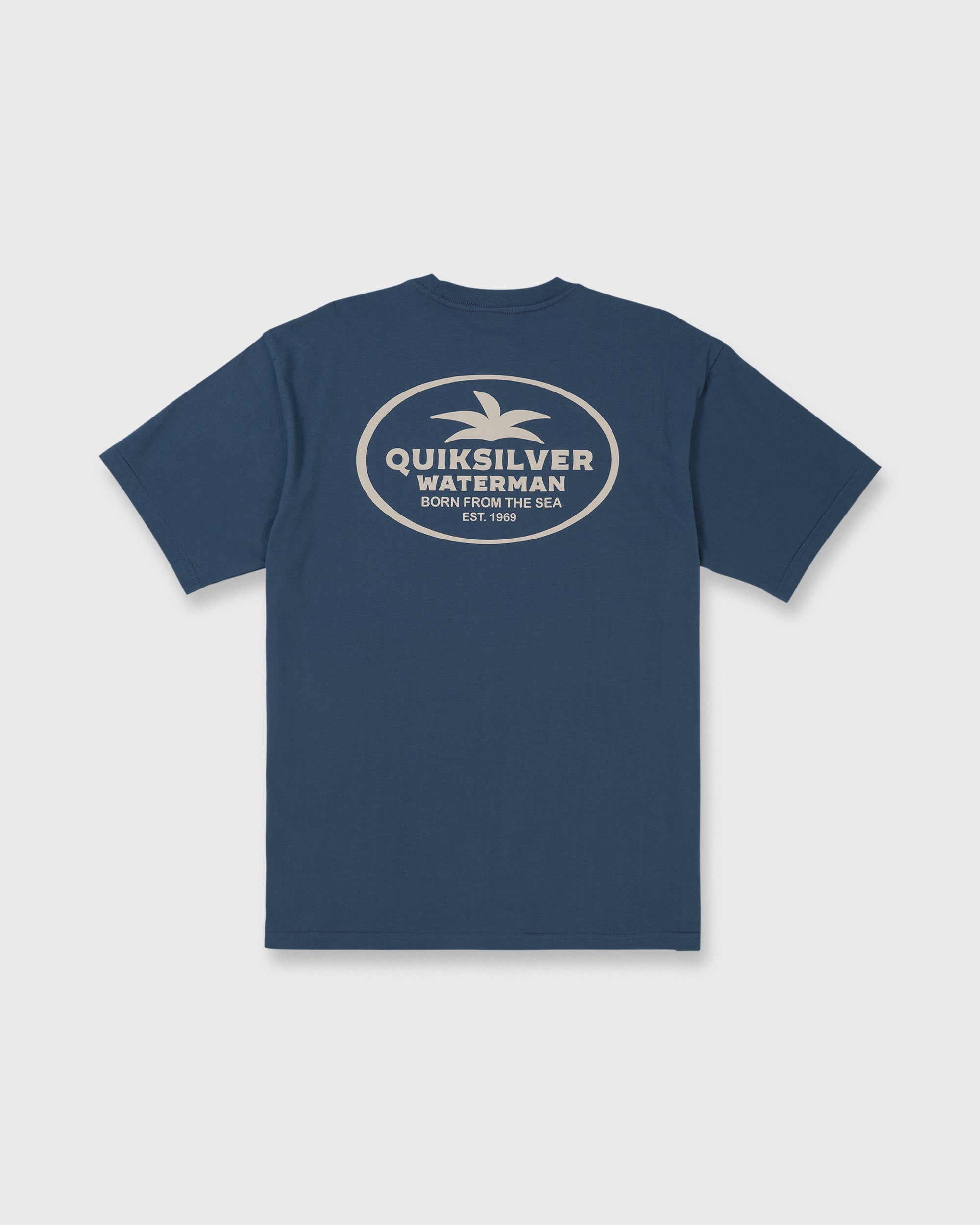 Waterman Union Made Sueded Short Sleeve T-Shirt - Dark Denim - Image 7