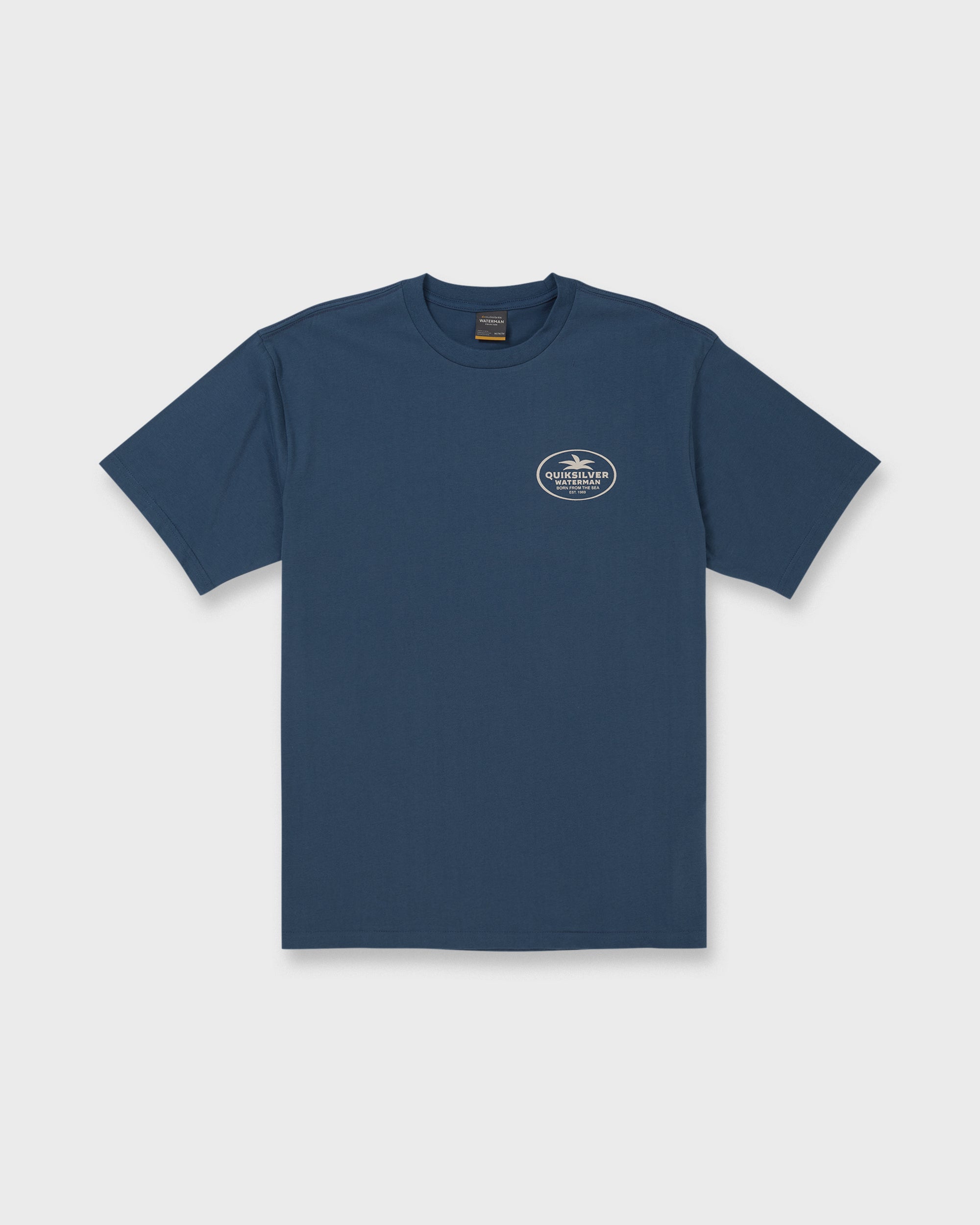 Waterman Union Made Sueded Short Sleeve T-Shirt - Dark Denim - Image 6