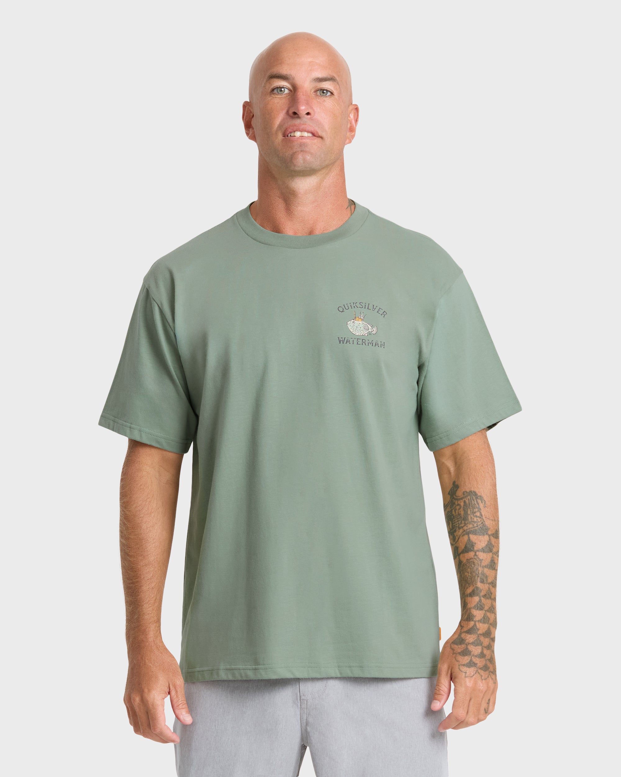 Waterman Mai Tai Time Short Sleeve T?Shirt - Lily Pad