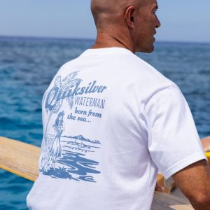 Waterman Lady Ukulele Short Sleeve T-Shirt - White