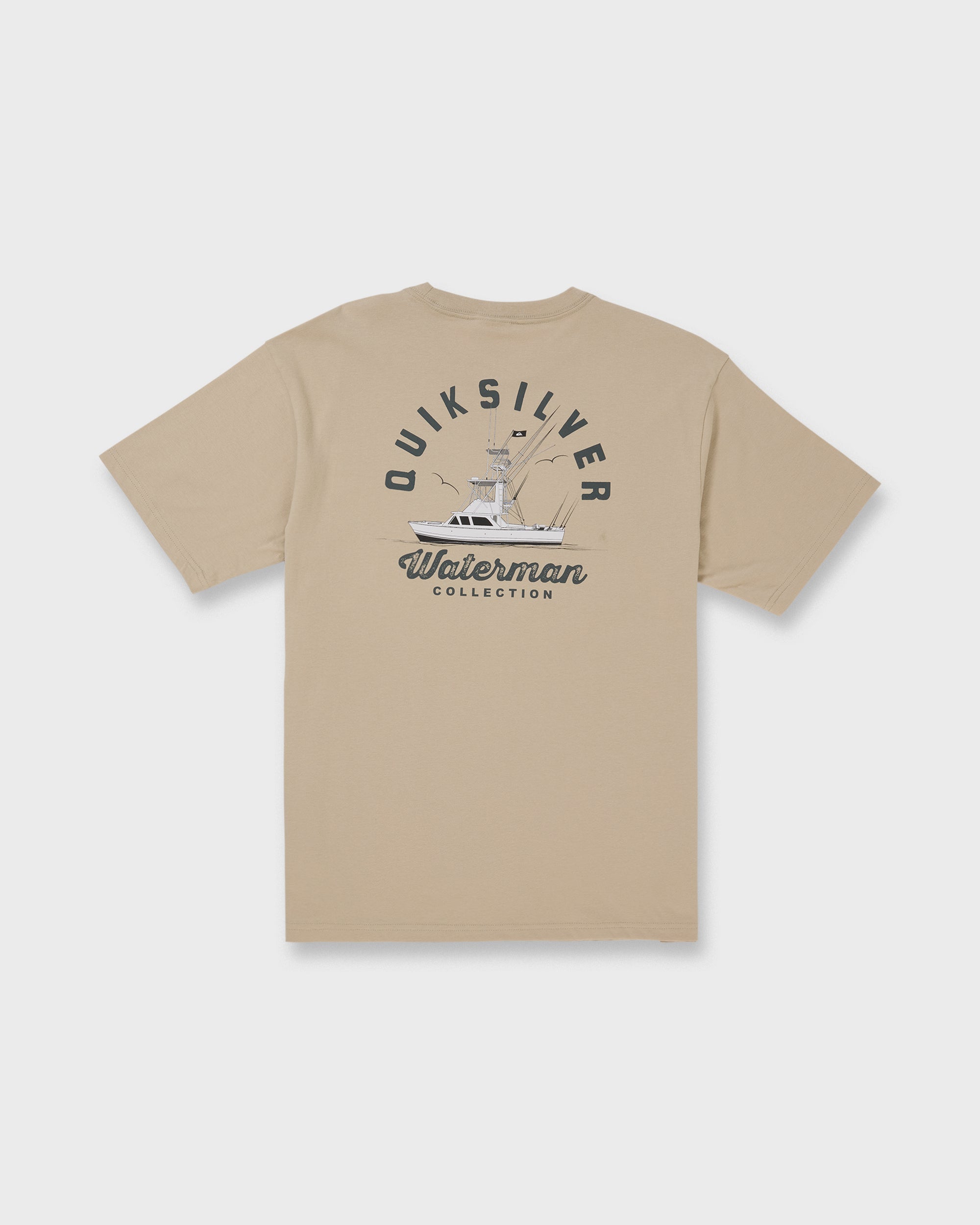 Waterman Early Morning Sueded Short Sleeve T-Shirt - Plaza Taupe - Image 9