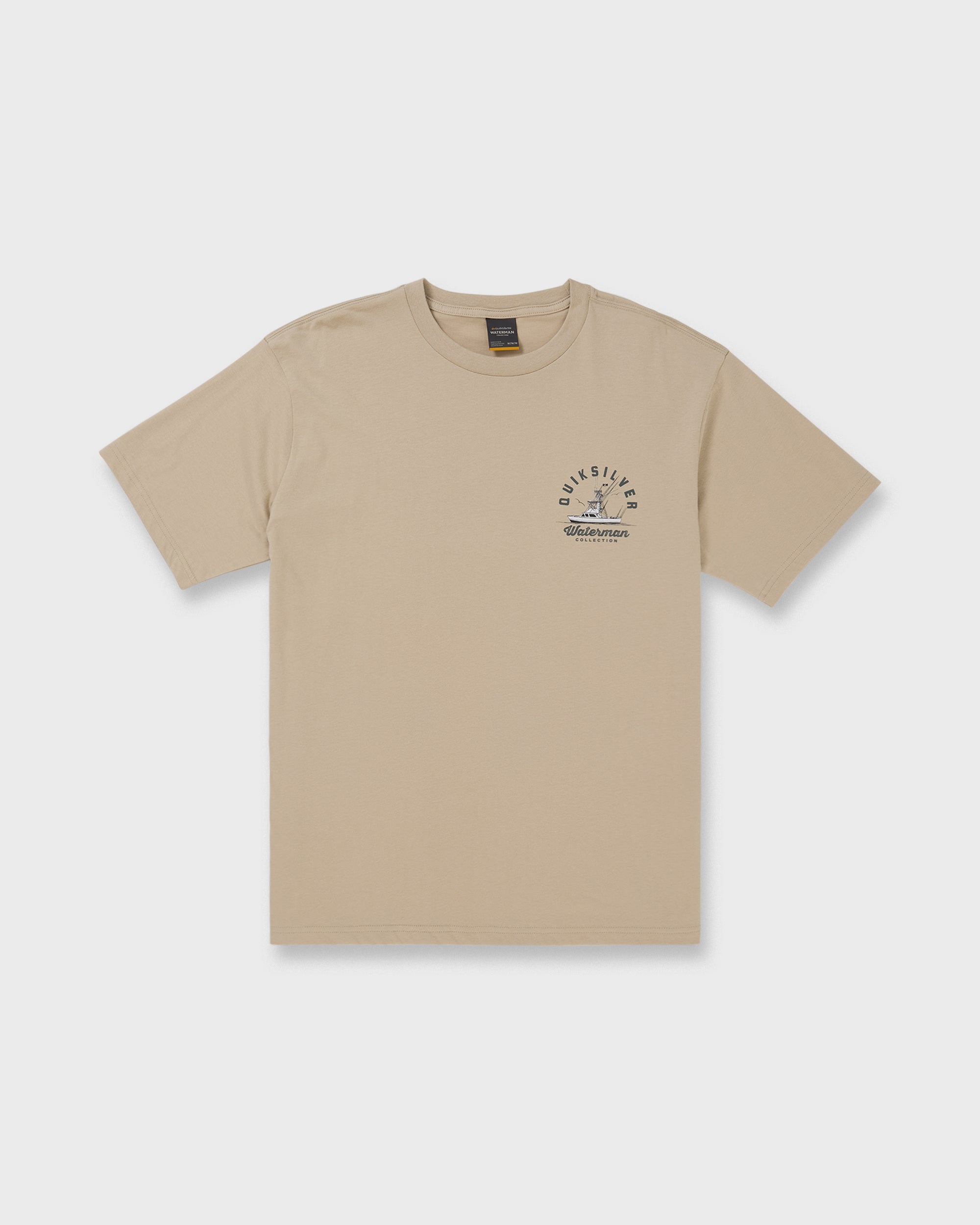 Waterman Early Morning Sueded Short Sleeve T-Shirt - Plaza Taupe - Image 8