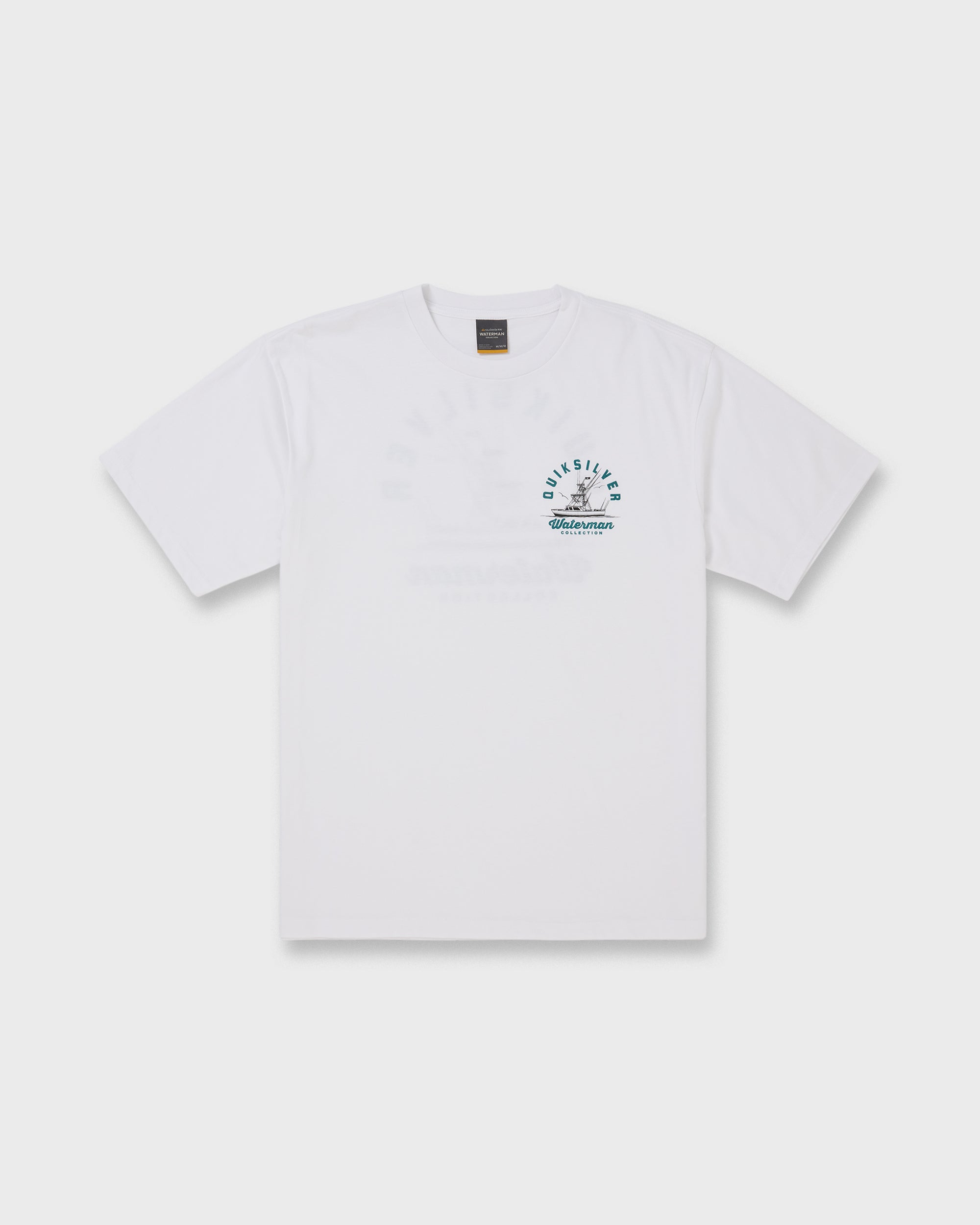 Waterman Early Morning Sueded Short Sleeve T-Shirt - White - Image 6