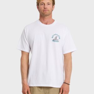 Waterman Early Morning Sueded Short Sleeve T-Shirt - White