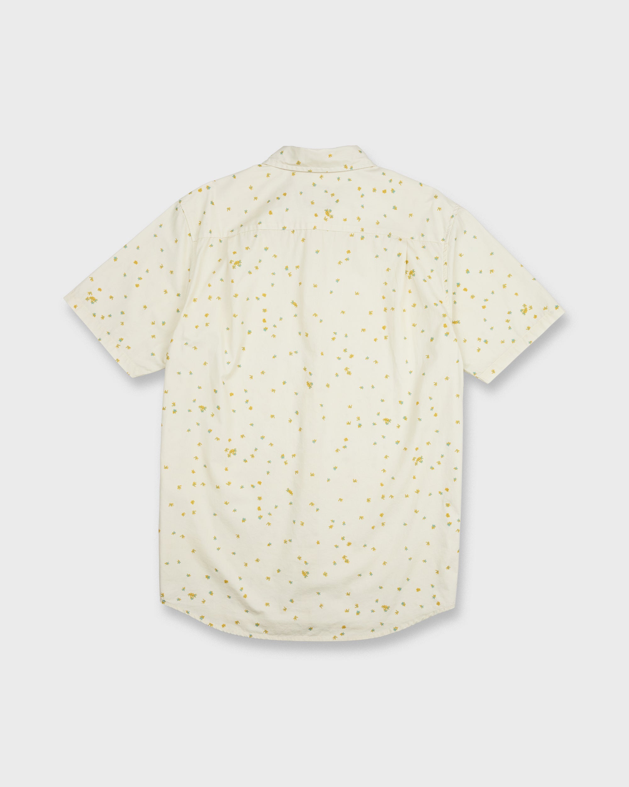 Ditsy Blossom Classic Short Sleeve Shirt - Bone White - Image 7