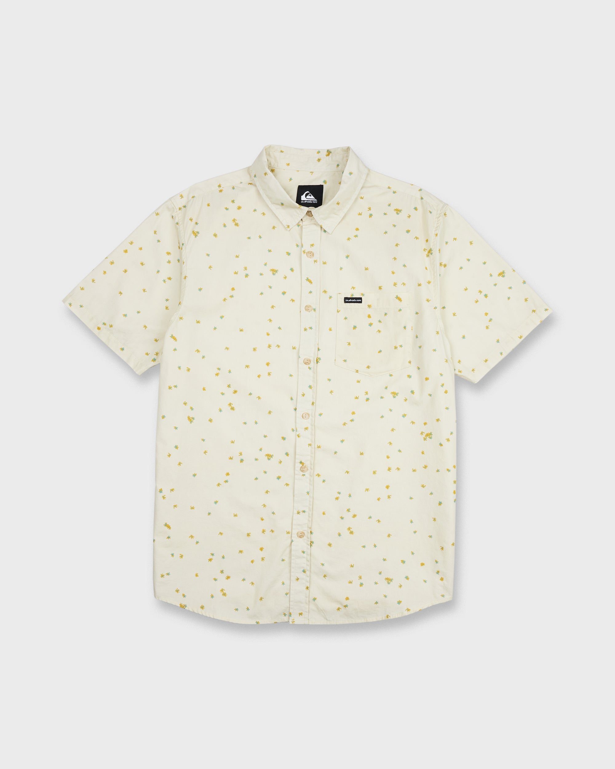 Ditsy Blossom Classic Short Sleeve Shirt - Bone White - Image 6