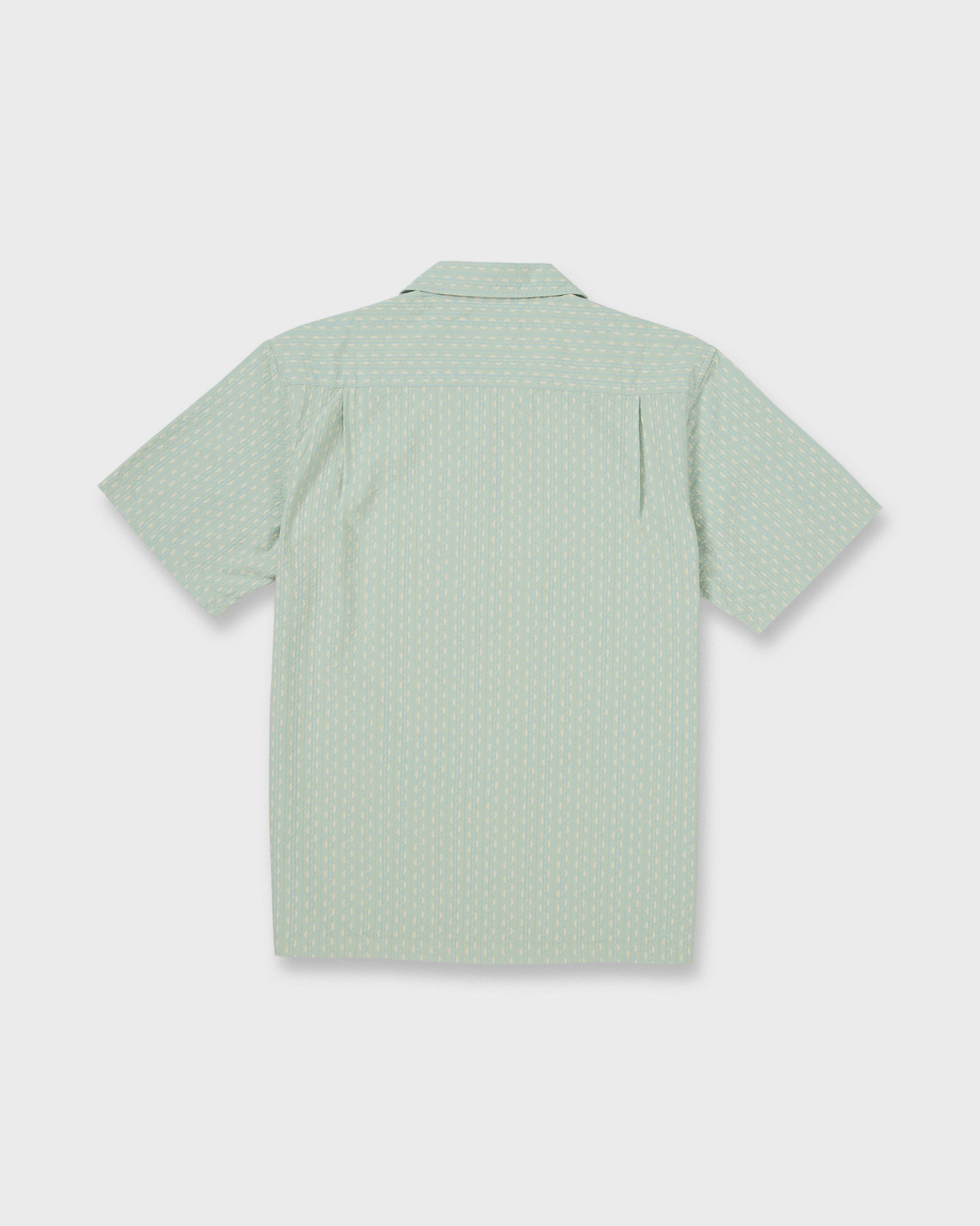Horizons Casual Seersucker Short Sleeve Shirt - Blue Haze - Image 7