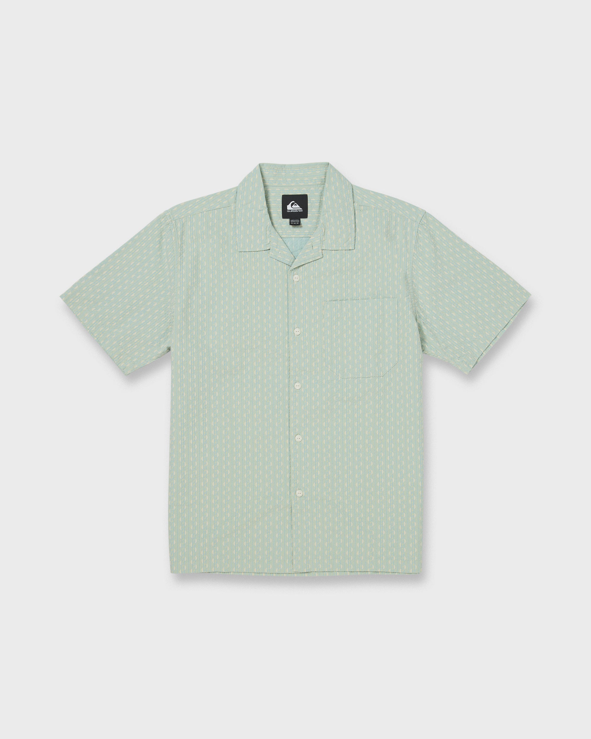 Horizons Casual Seersucker Short Sleeve Shirt - Blue Haze - Image 6