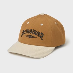 Waveular Corduroy Snapback Hat - Tobacco