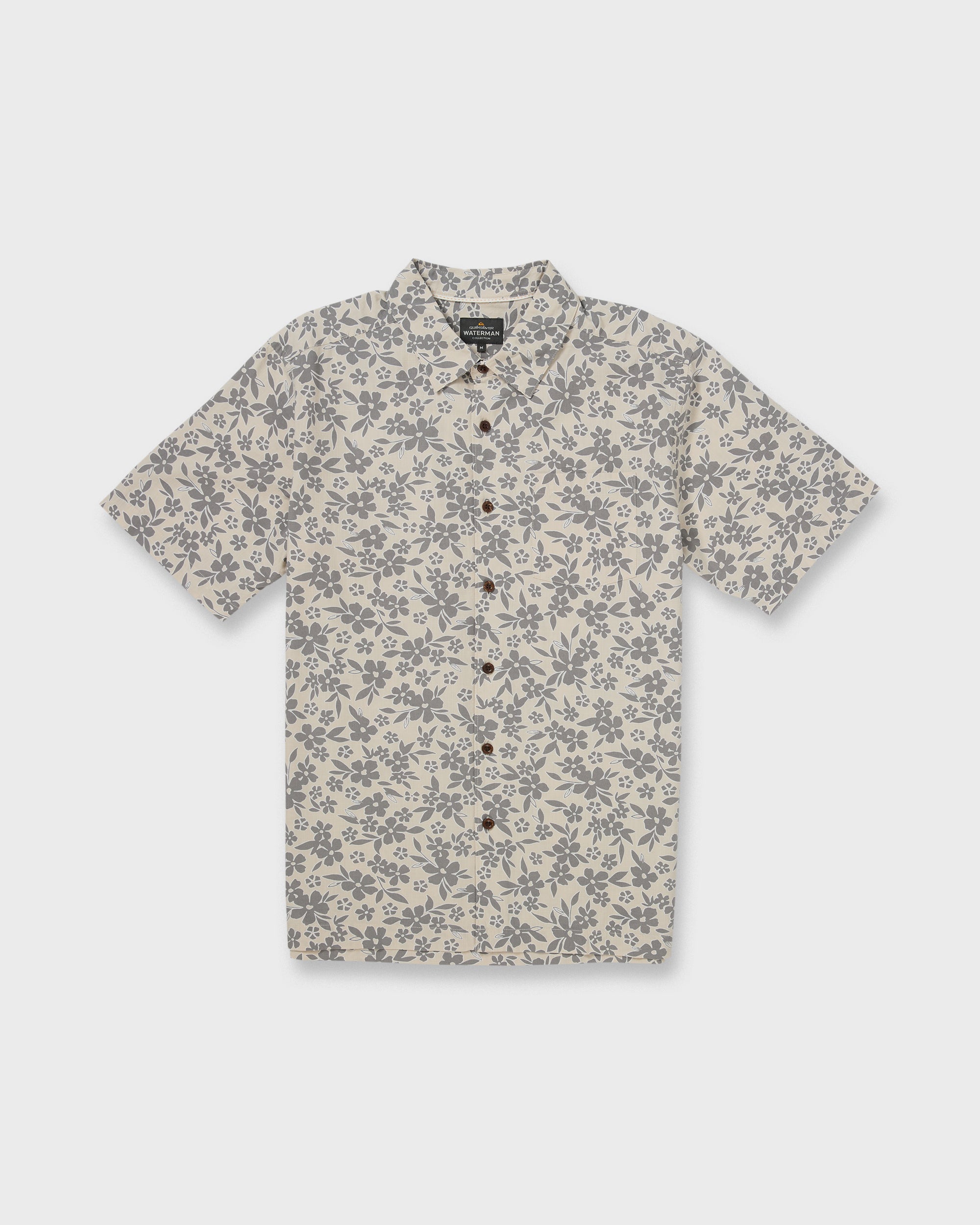 Waterman Flower Field Short Sleeve Shirt - Moonbeam - Image 6