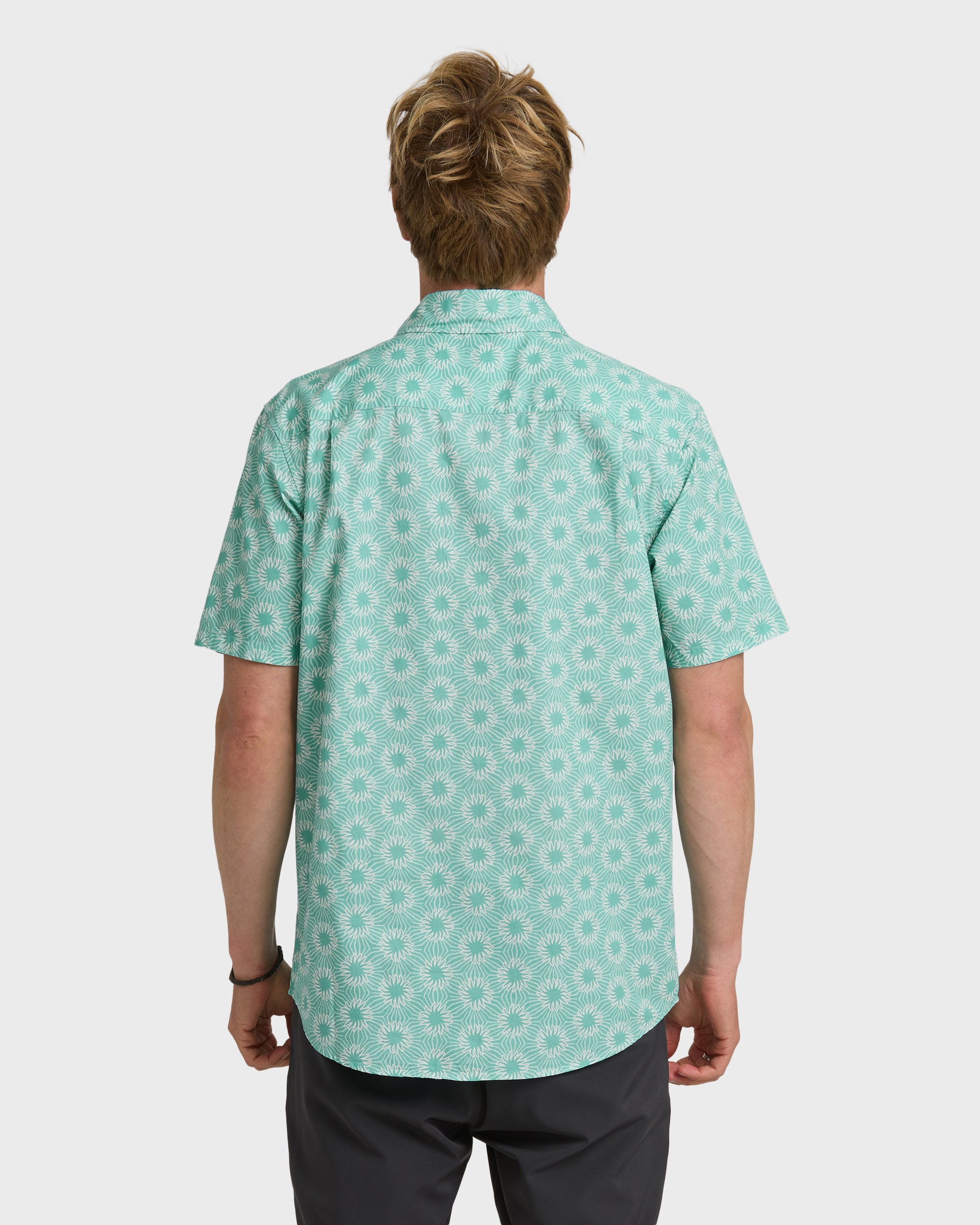 Ocean Mayhem Classic Short Sleeve Shirt - Aqua - Image 2