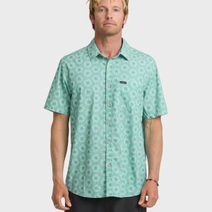 Ocean Mayhem Classic Short Sleeve Shirt - Aqua