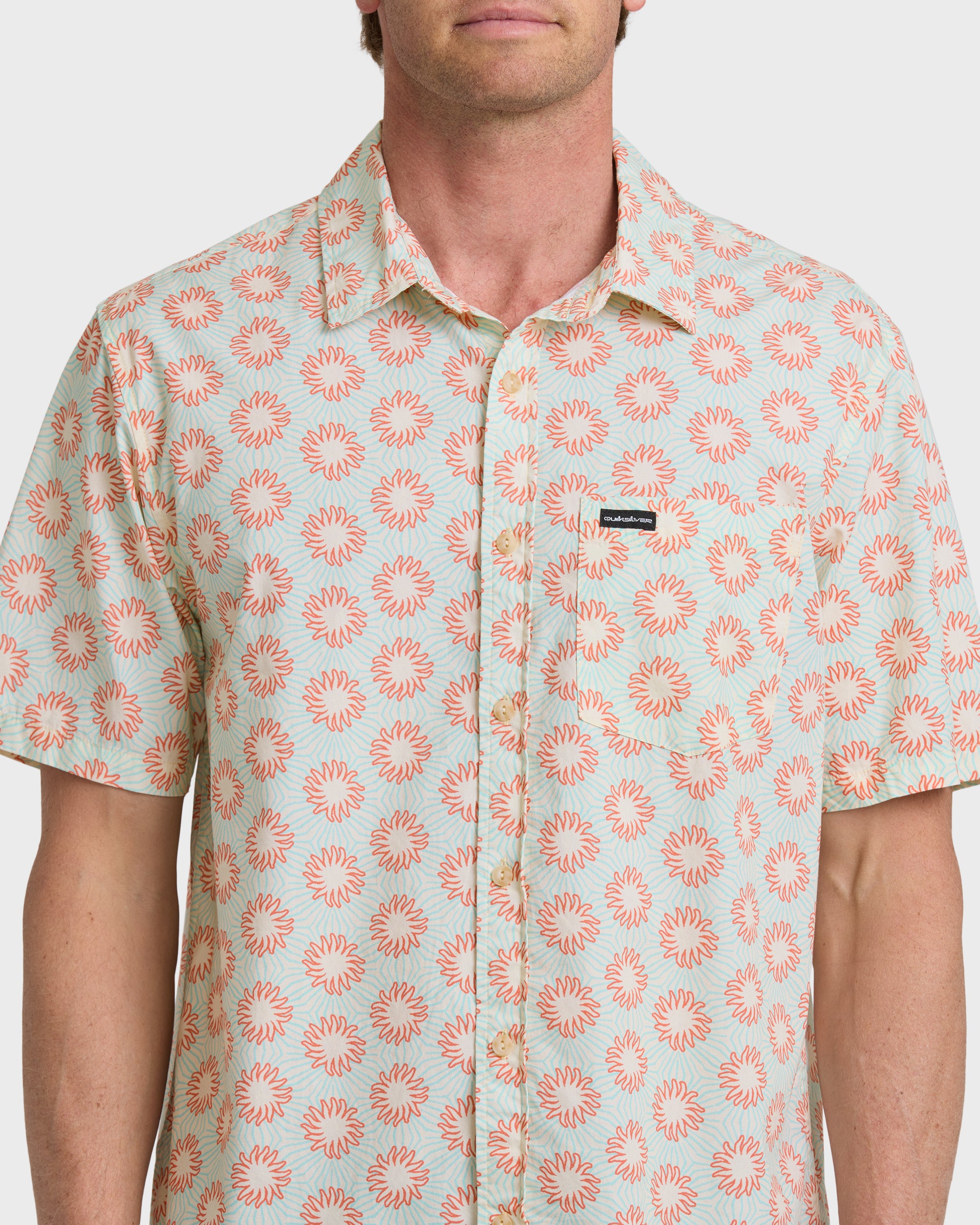 Ocean Mayhem Classic Short Sleeve Shirt - Bone White - Image 5
