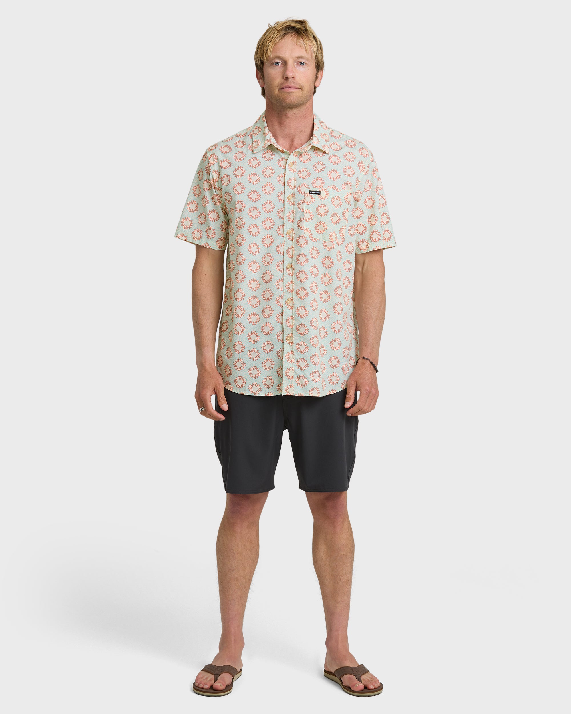 Ocean Mayhem Classic Short Sleeve Shirt - Bone White - Image 3