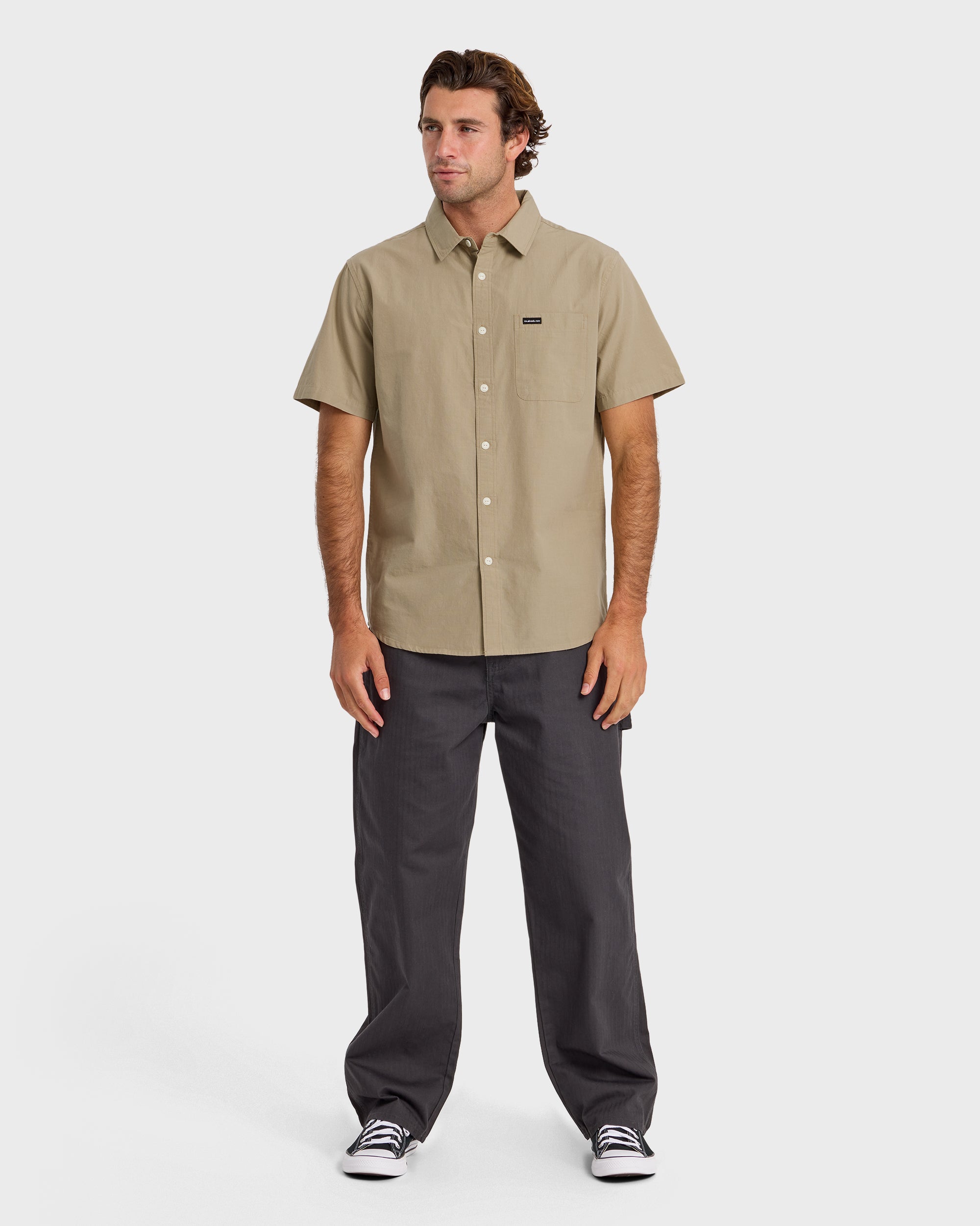 Shore Break Classic Short Sleeve Button-Up Shirt - Seneca Rock - Image 3