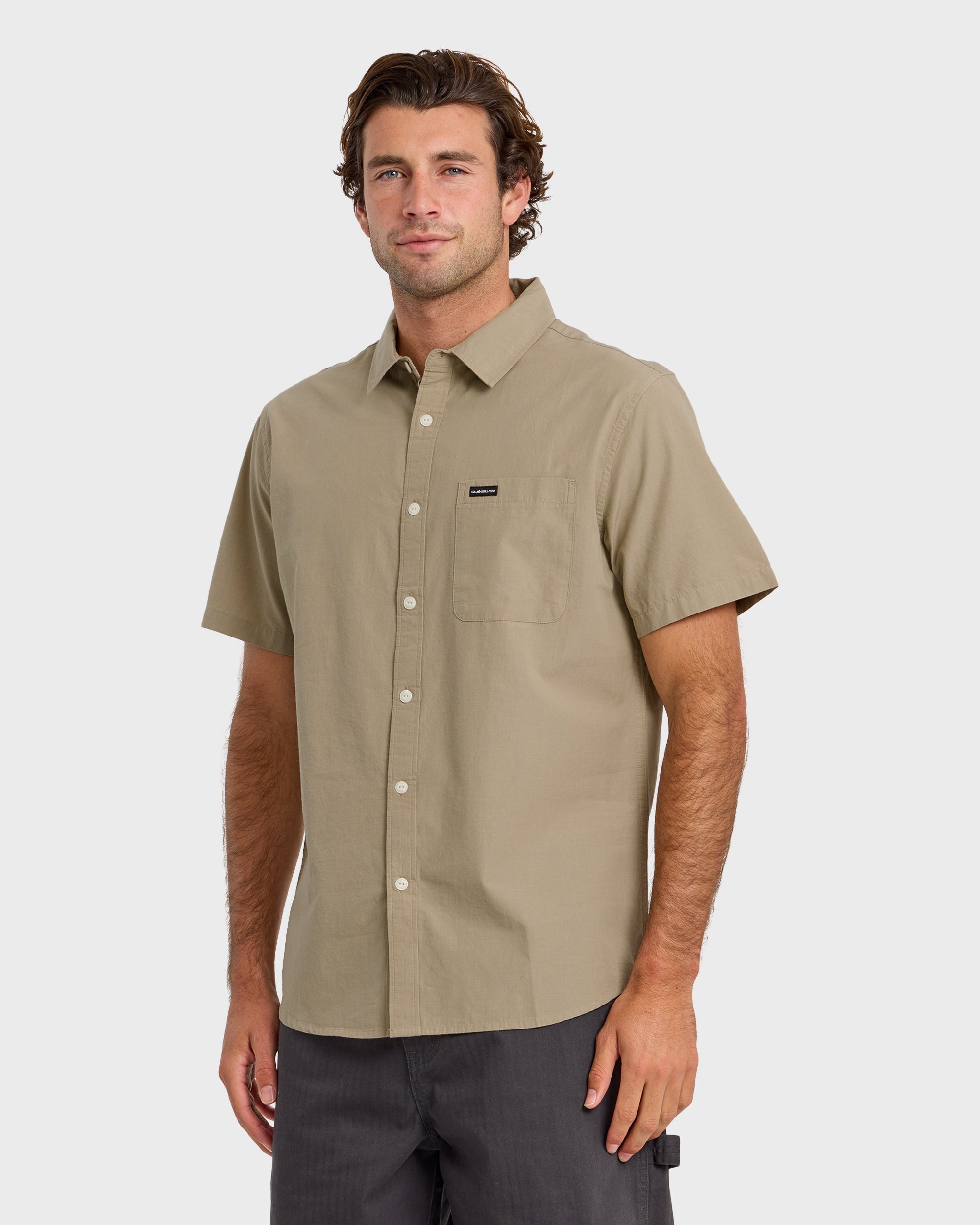 Shore Break Classic Short Sleeve Button-Up Shirt - Seneca Rock - Image 4
